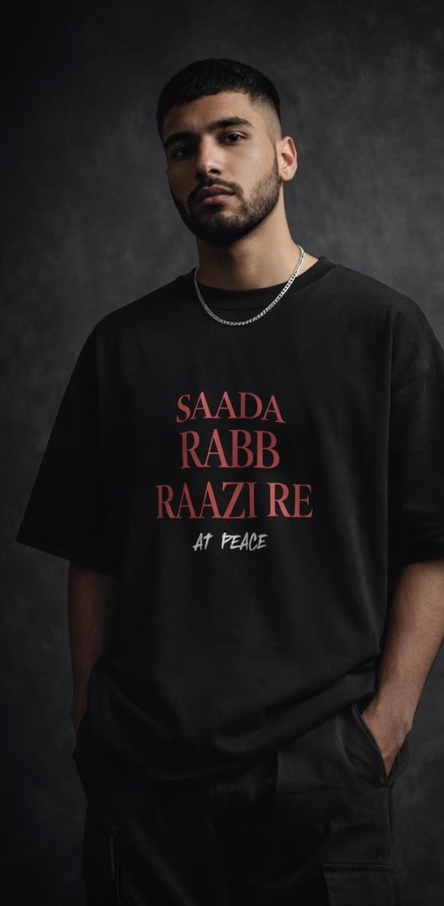 AT PEACE Oversized T-Shirt