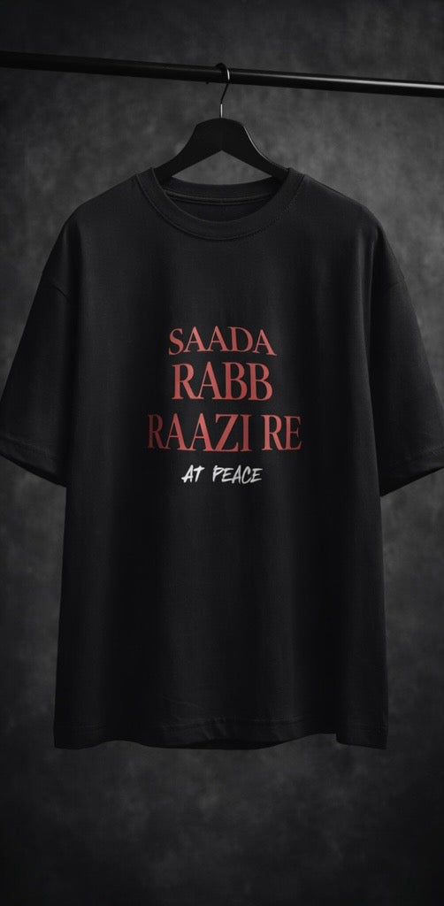 AT PEACE Oversized T-Shirt