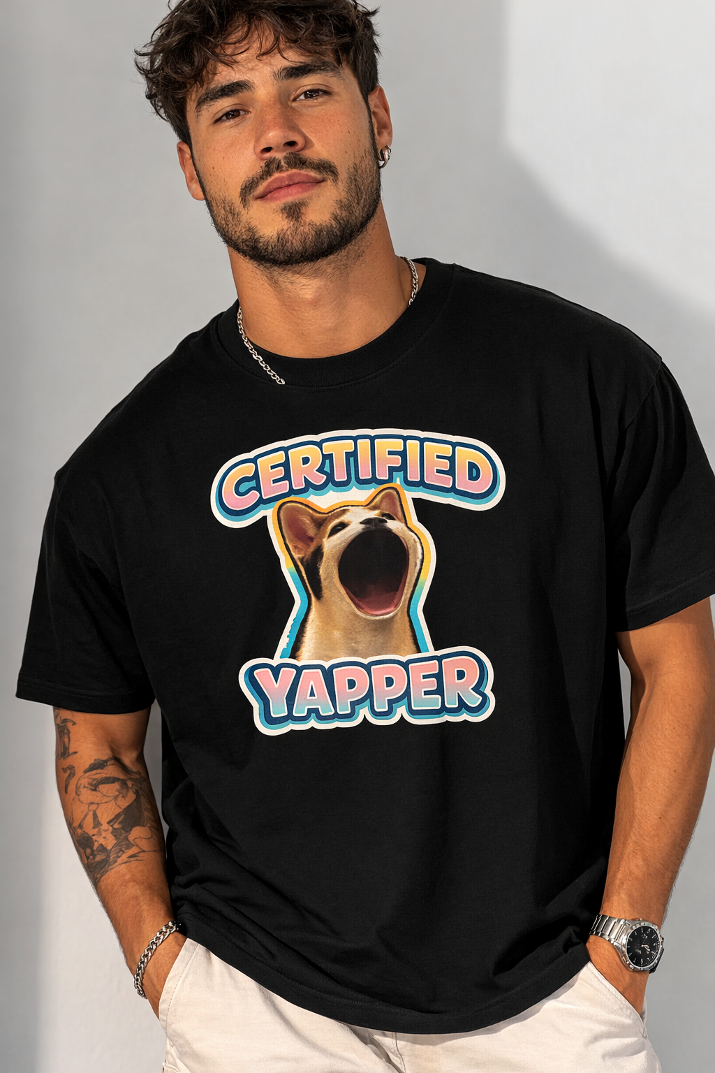 CERTIFIED YAPPER Oversized T-Shirt