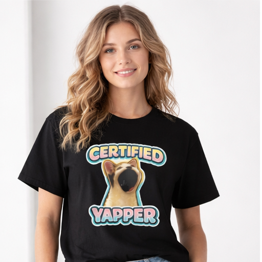 CERTIFIED YAPPER Oversized T-Shirt